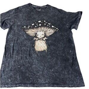 Stephanie Bayles Guild Of Calamity 2022 Mushroom Tee Shirt sz M Goth Grunge